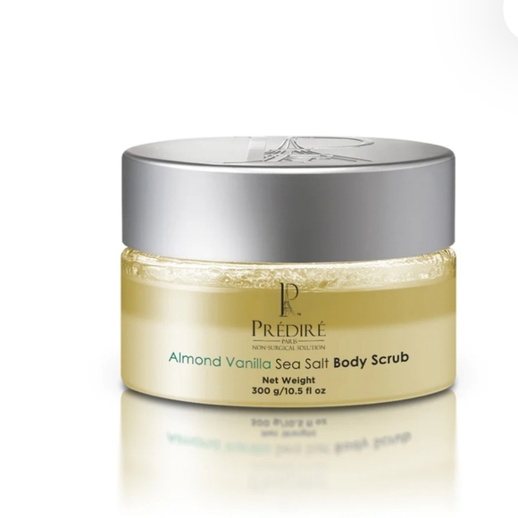 New $120 Predire ParisAlmond Vanilla Sea Salt Exfoliating Body Scrub 225g